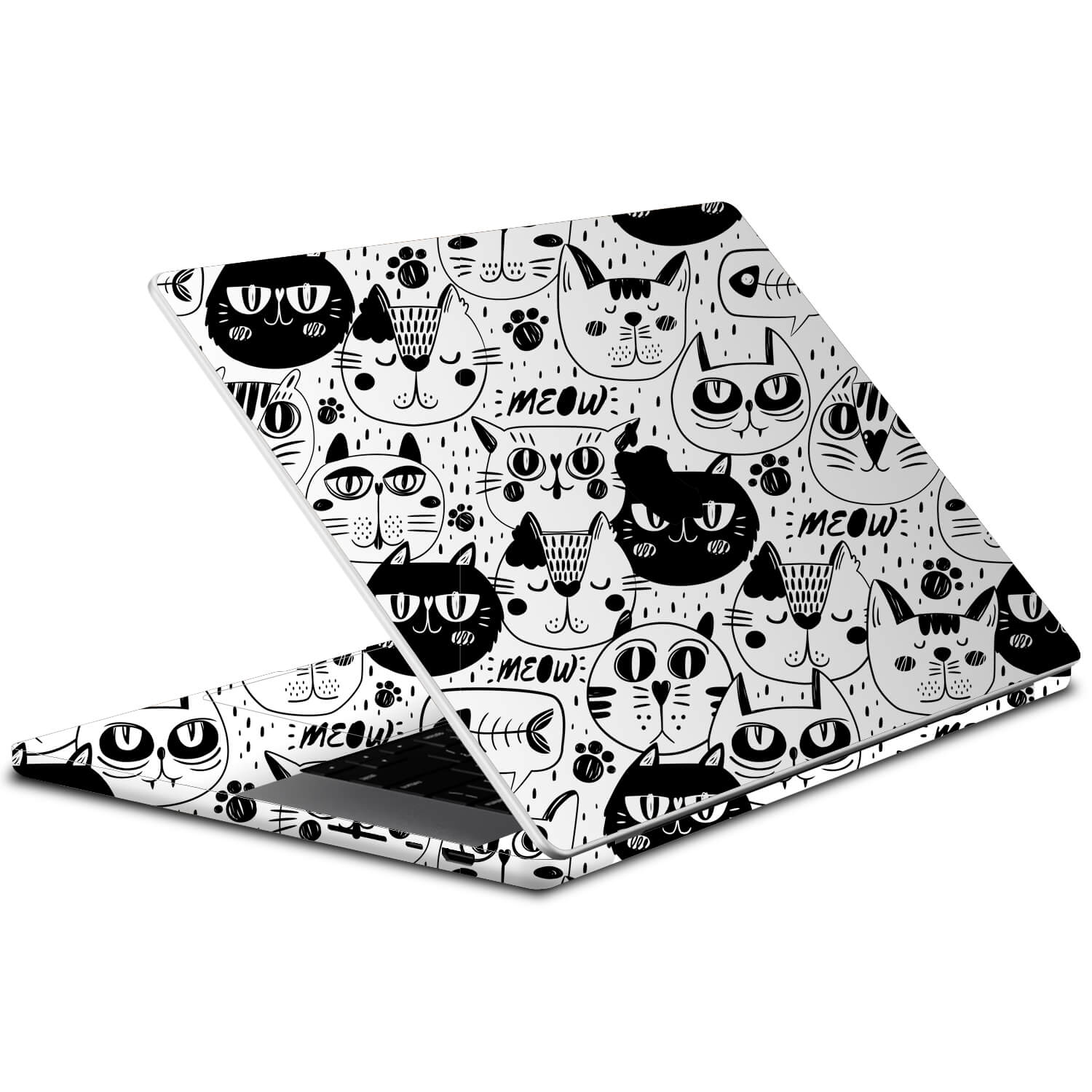 MacBook Pro 14" (2023, M3) Doodles cat skins