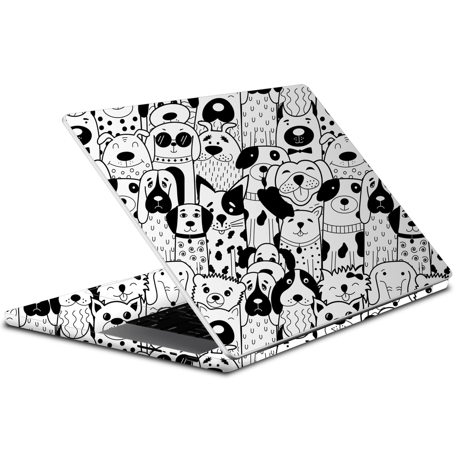 MacBook Pro 16" (2023, M2) Doodles dog skins