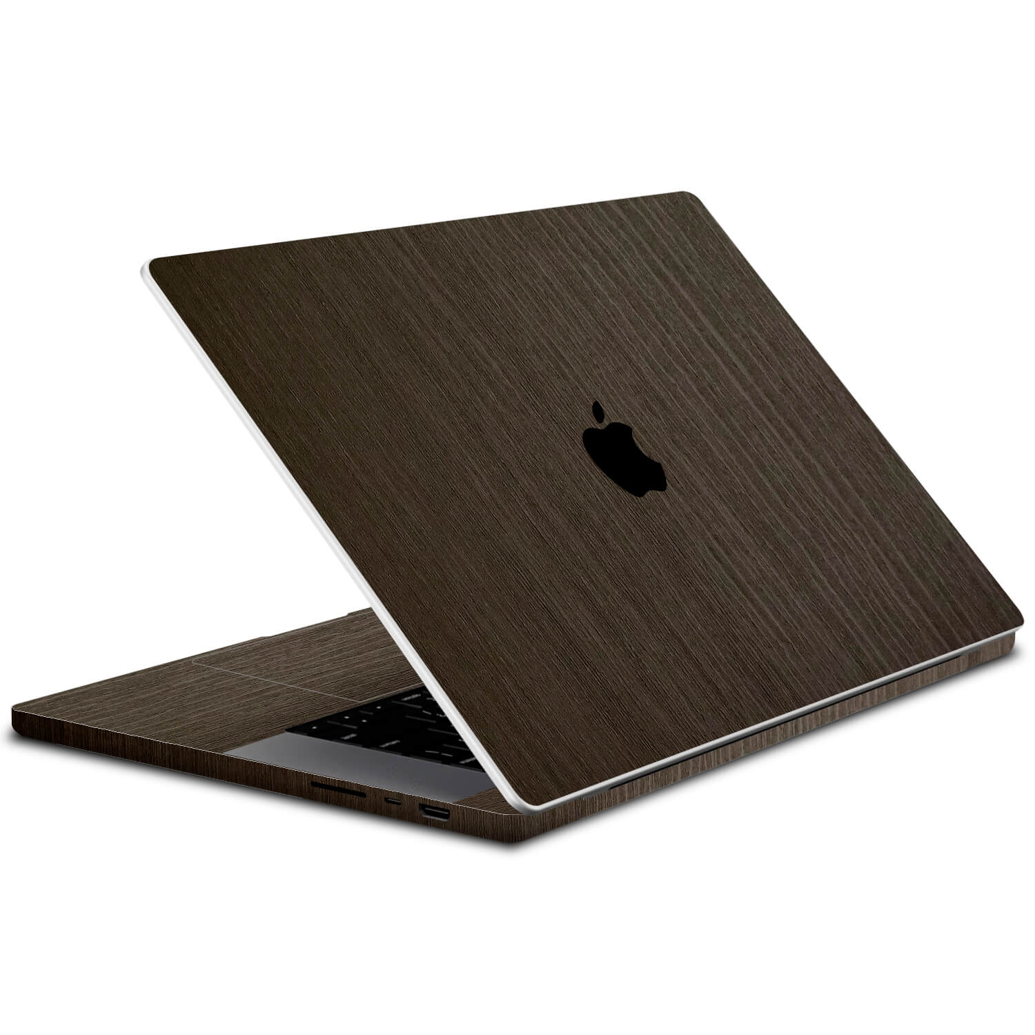 MacBook Pro 16" (2026, M5) Silverblack wood skins