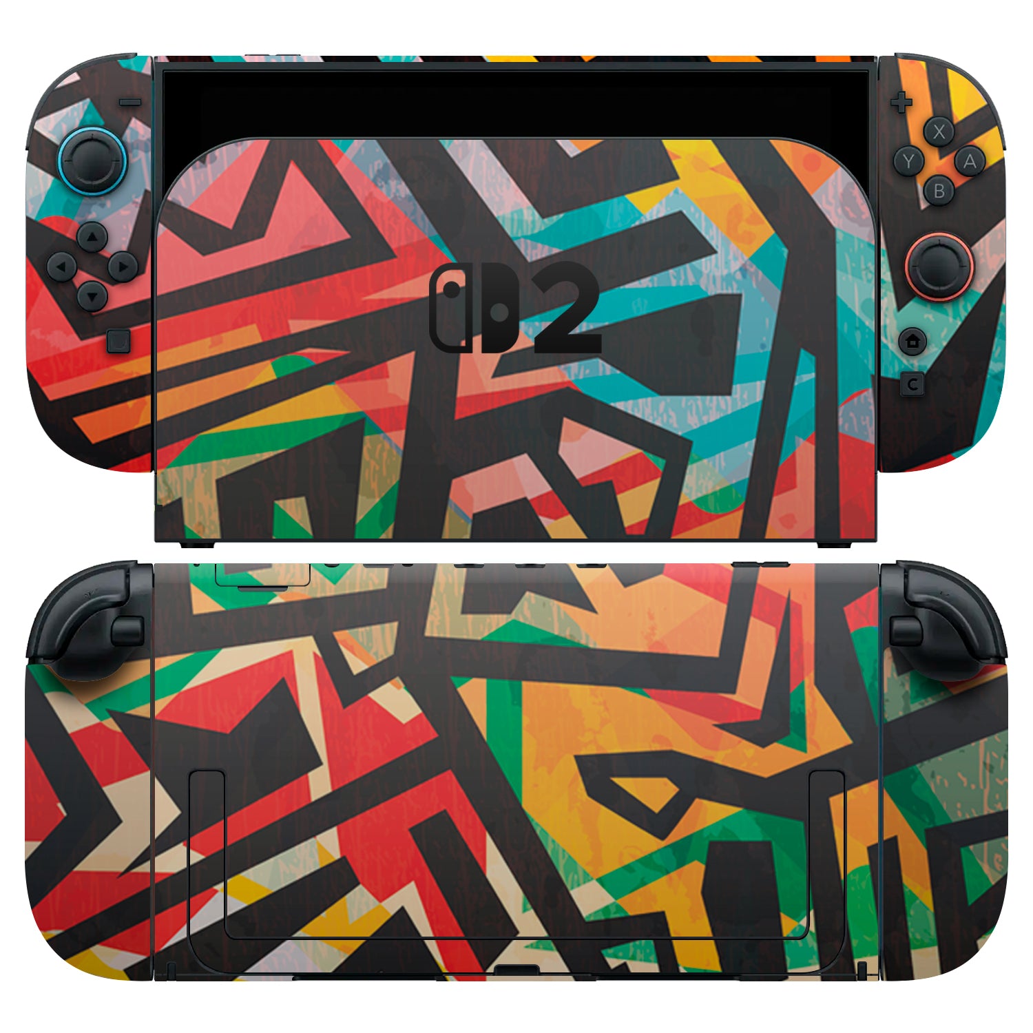 nintendo switch 2 tribal skins and wraps