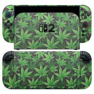 nintendo switch 2 cannabis skins and wraps