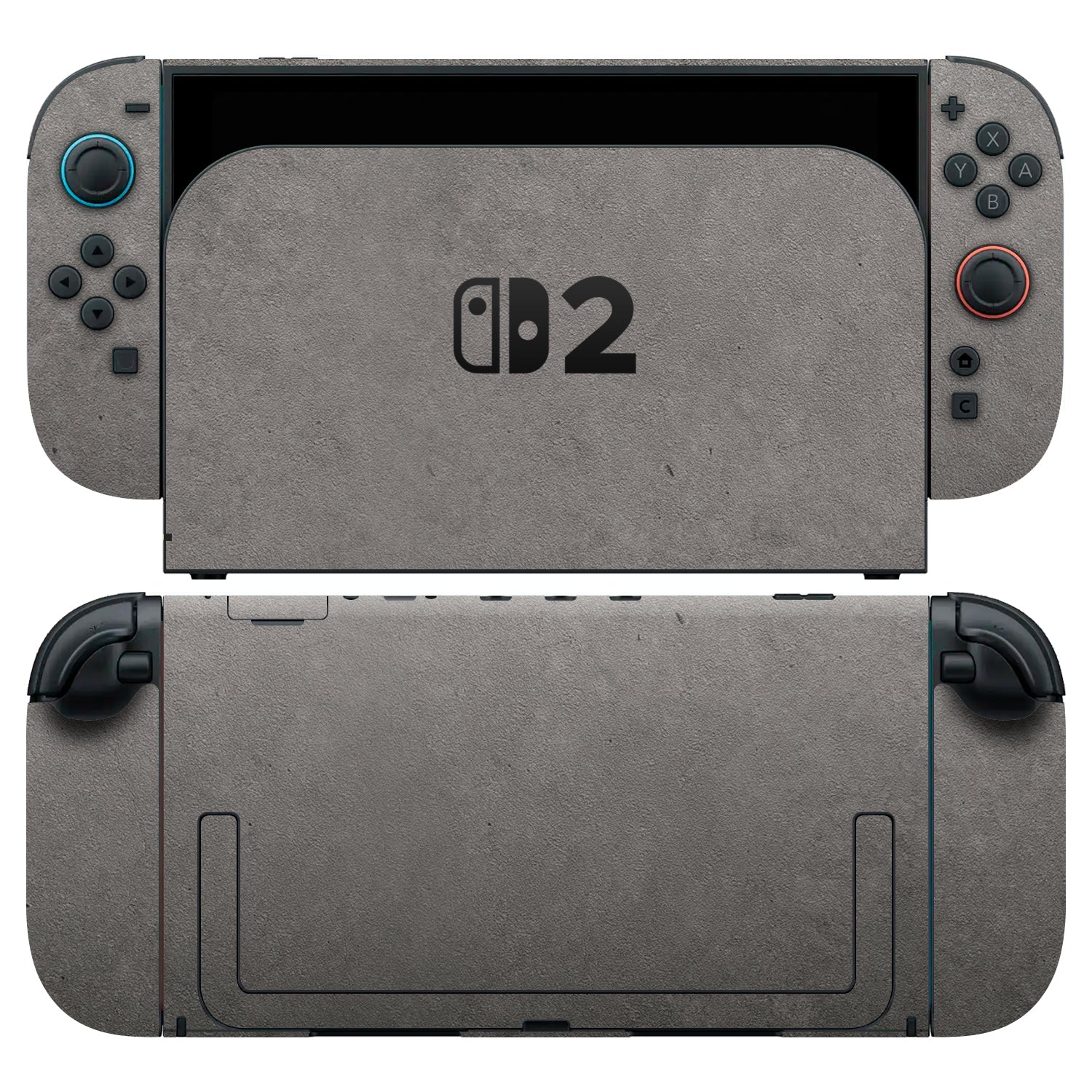 nintendo switch 2 concrete skins and wraps