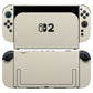 nintendo switch 2 textured matt cream skins and wraps