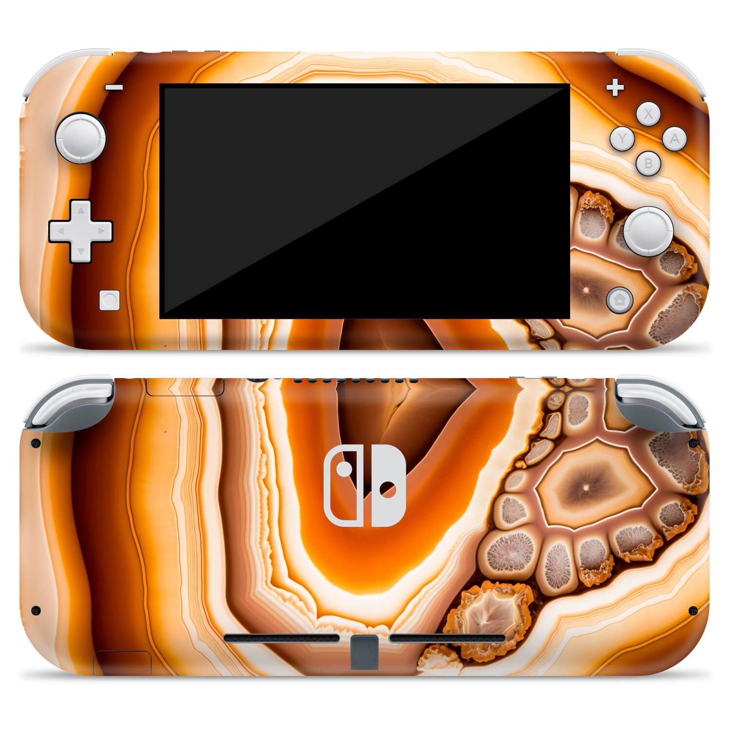 Nintendo Switch Lite Onyx amber skins