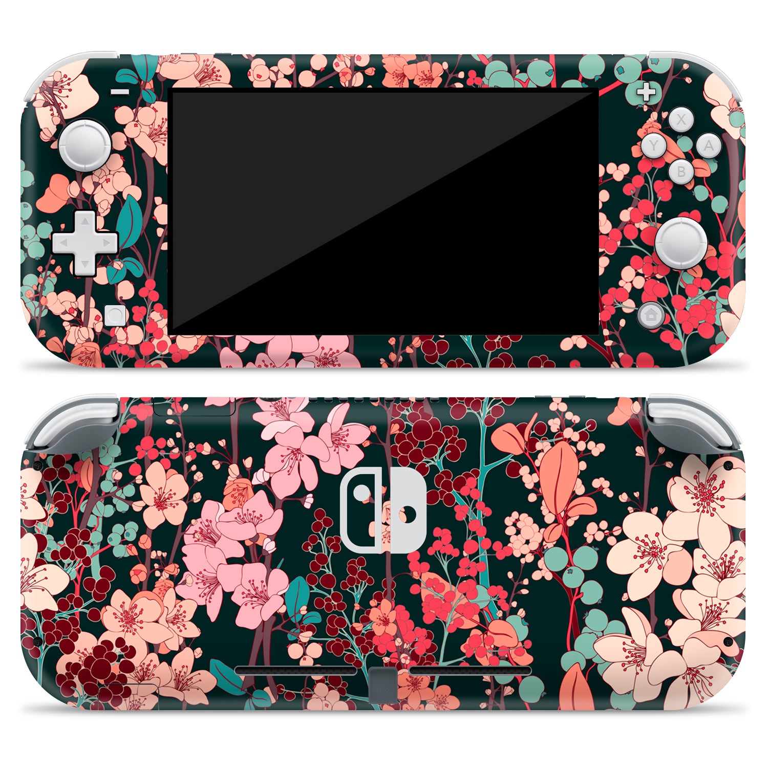Nintendo Switch Lite Art Vintage Floral skin