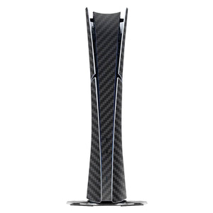 PS5 Slim (Digital Edition) Black carbon fibre skins