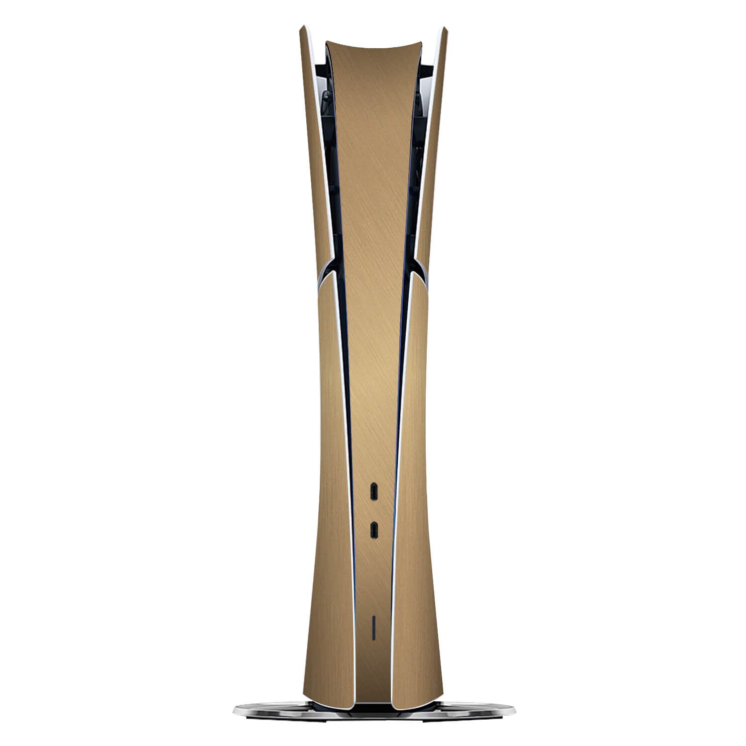 PS5 Slim (Digital Edition) Brushed gold skins
