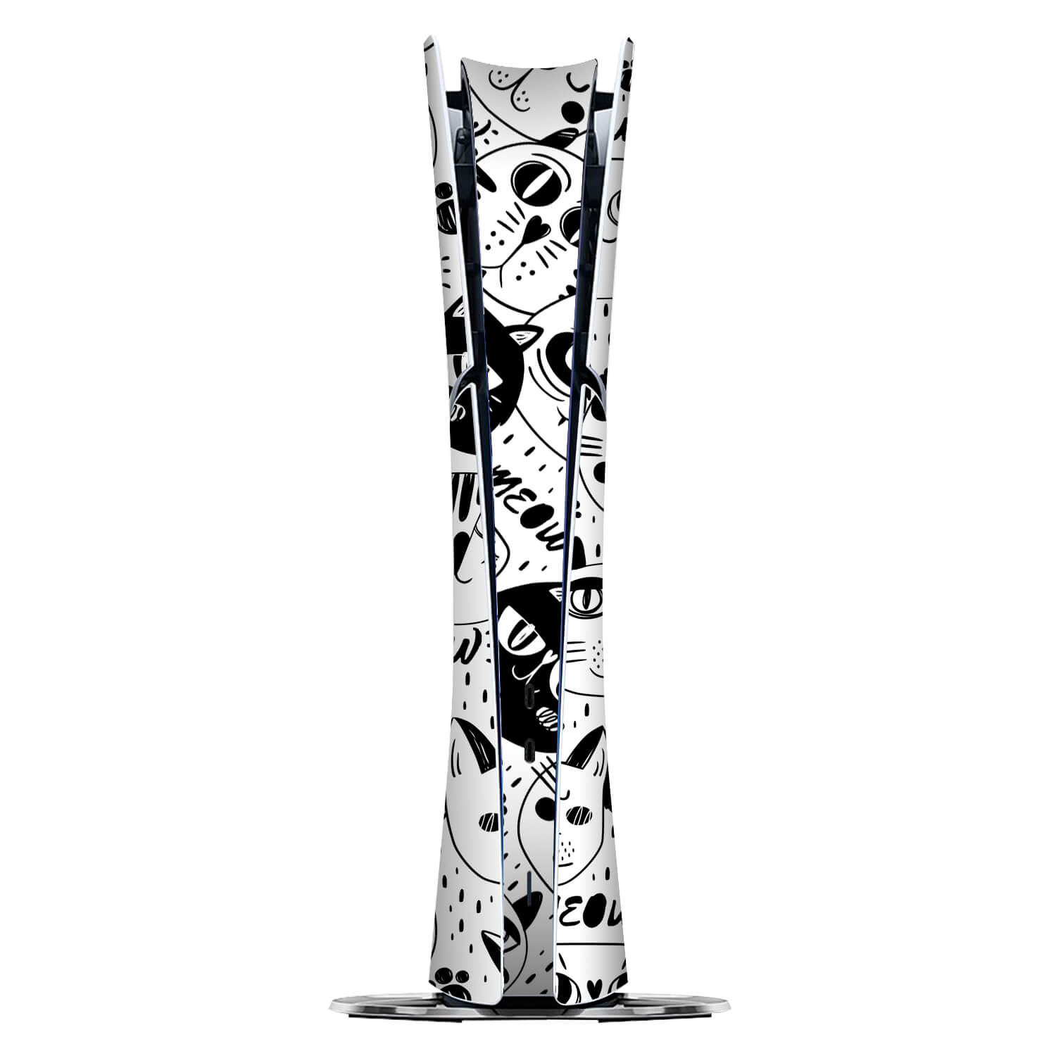 PS5 Slim (Digital Edition) Doodles cat skins