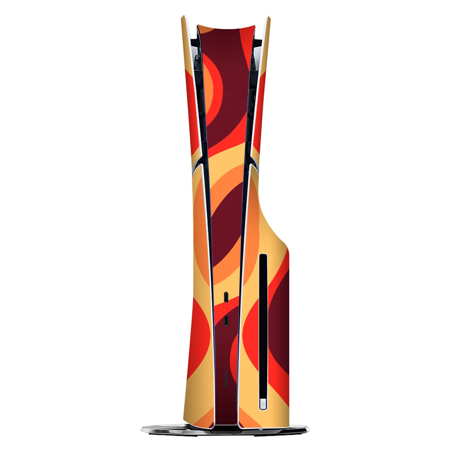 PS5 Slim (Disc Edition) Abstract lava skins