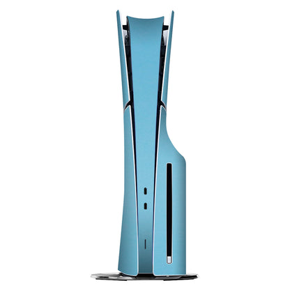 PS5 Slim (Disc Edition) Textured matt light blue skins