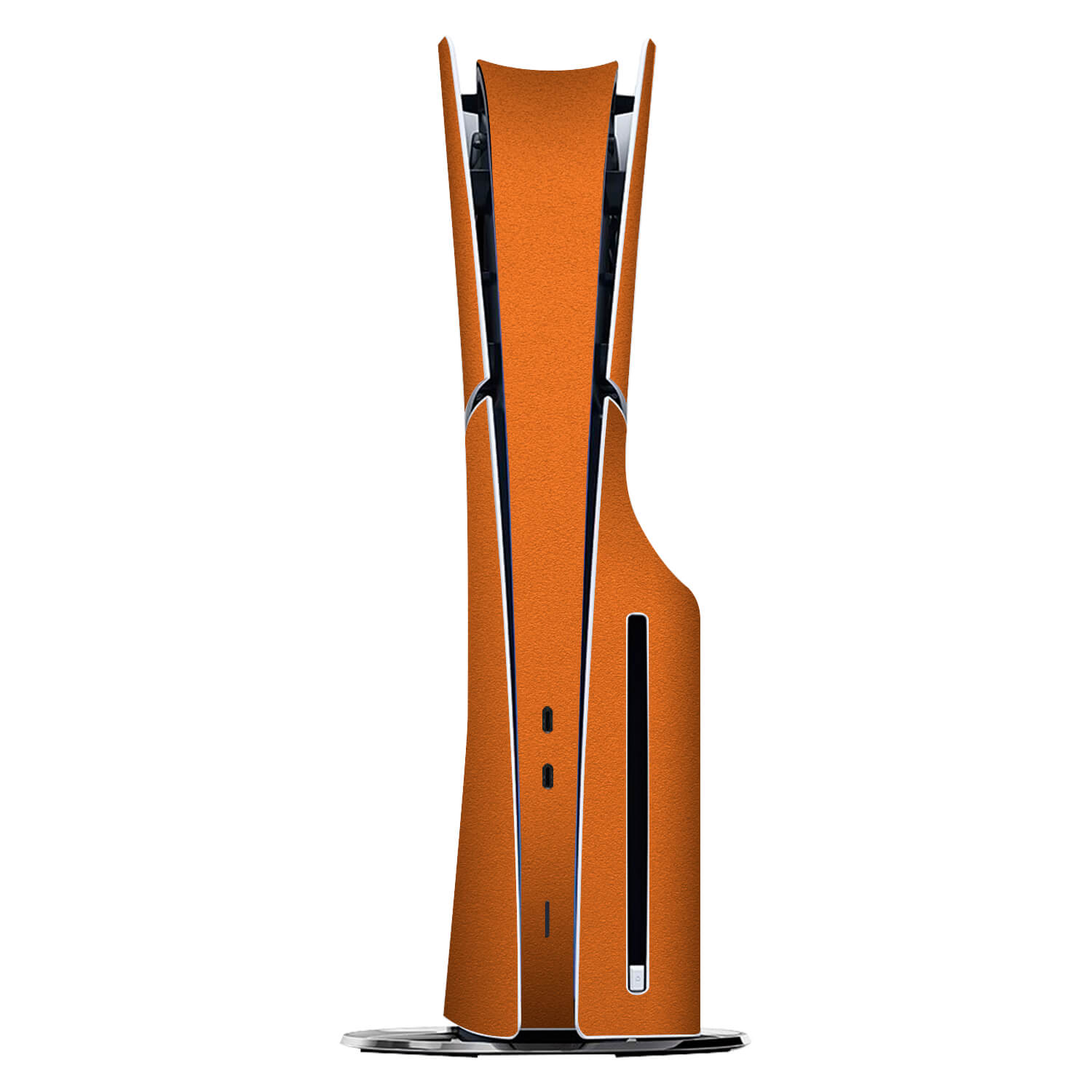 PS5 Slim (Disc Edition) Textured matt orange skins
