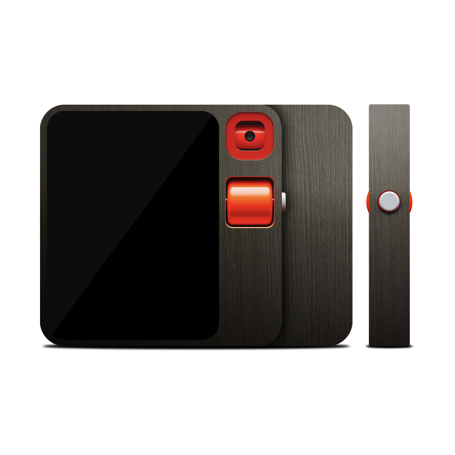 Rabbit R1 Silverblack Wood skin