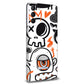 Samsung Galaxy S21 Plus Doodles monster orange skins