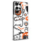 Samsung Galaxy S21 Ultra Doodles monster orange skins