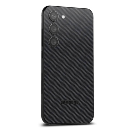Samsung Galaxy S24 Black carbon fibre skins
