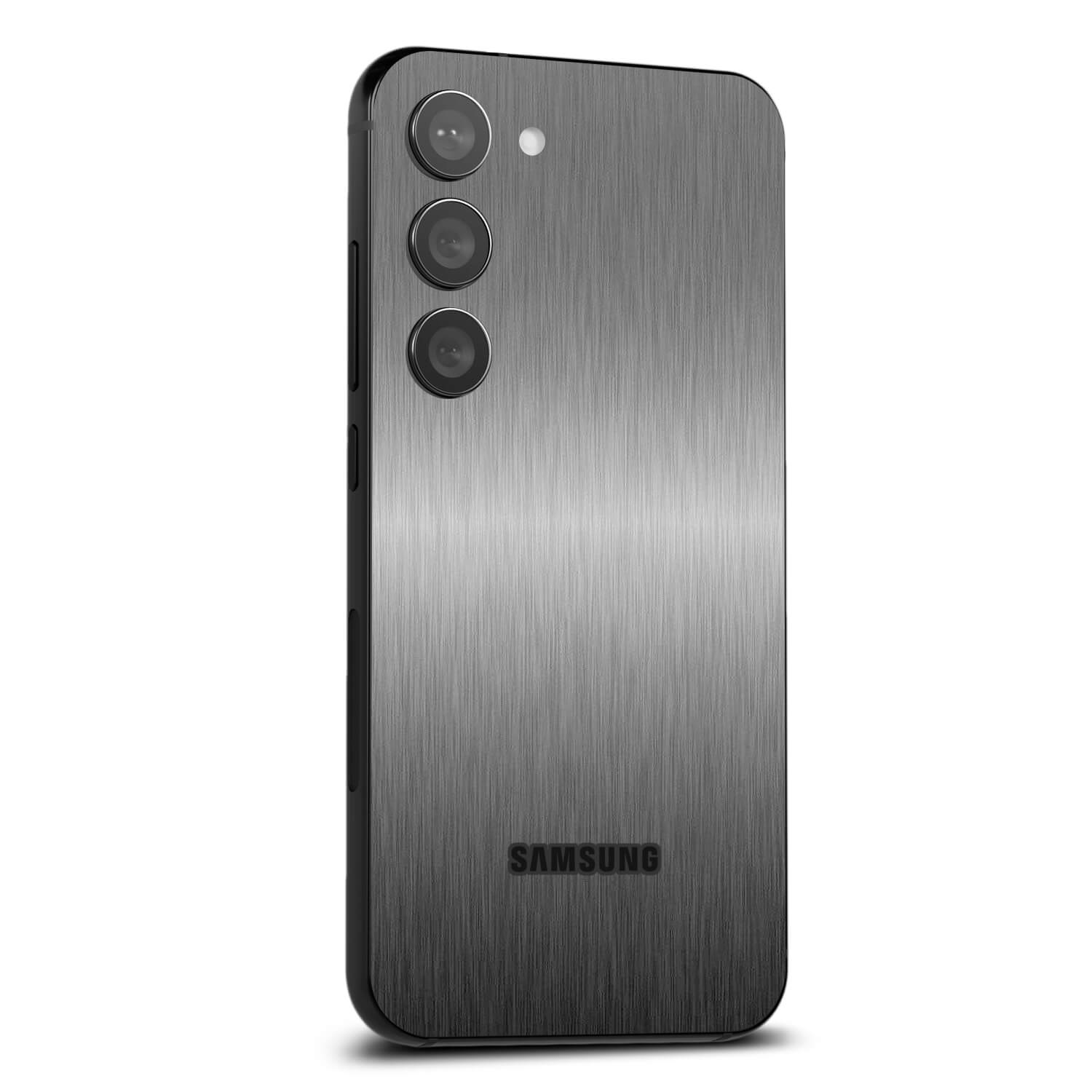 Samsung Galaxy S24 Brushed titanium skins