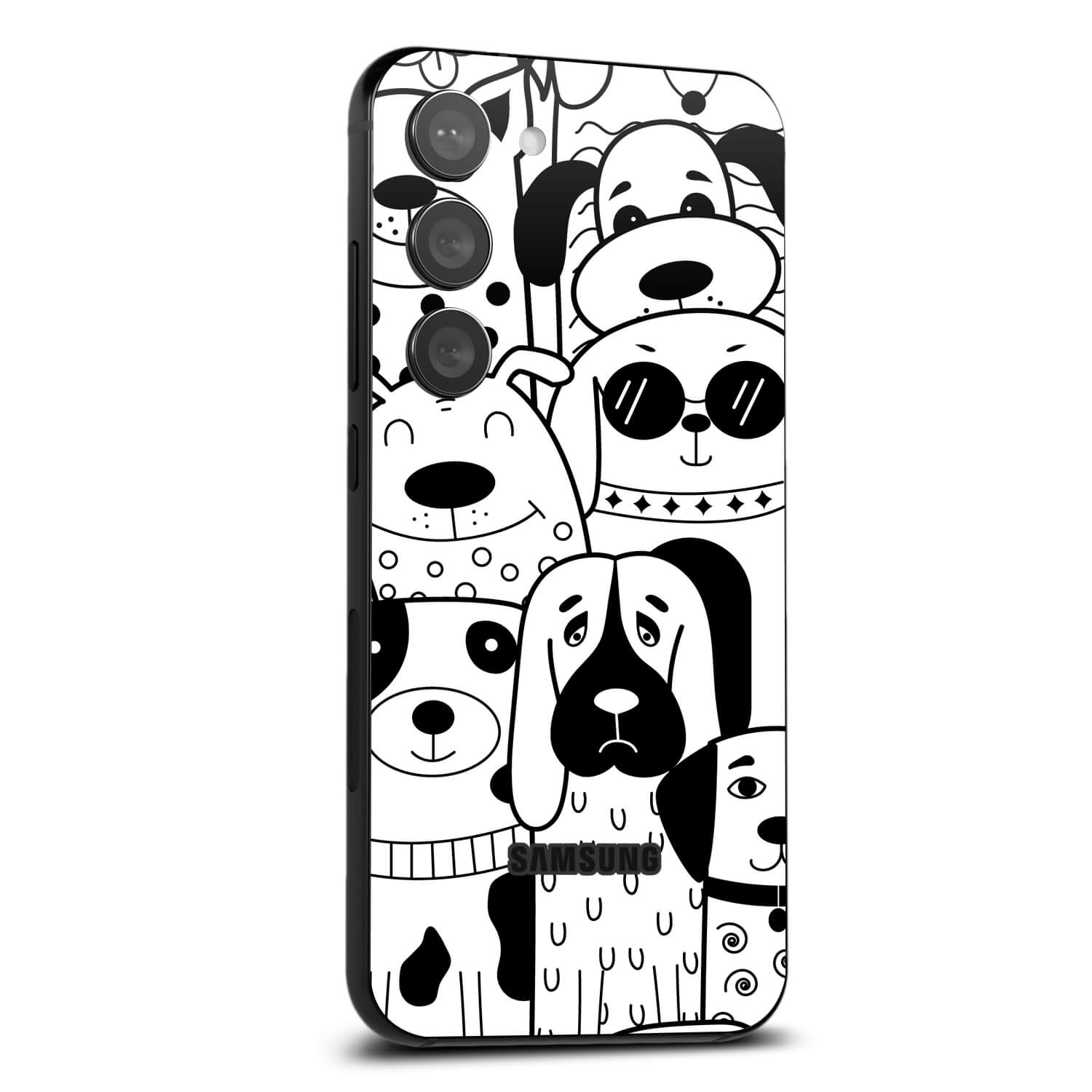 Samsung Galaxy S23 Plus Doodles dog skins