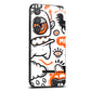 Samsung Galaxy S24 Doodles monster orange skins