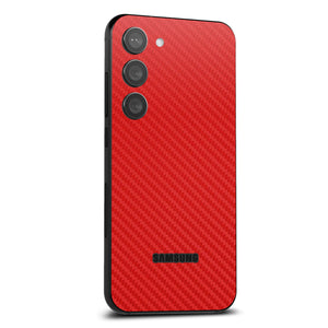 Samsung Galaxy S24 Plus Red carbon fibre skins