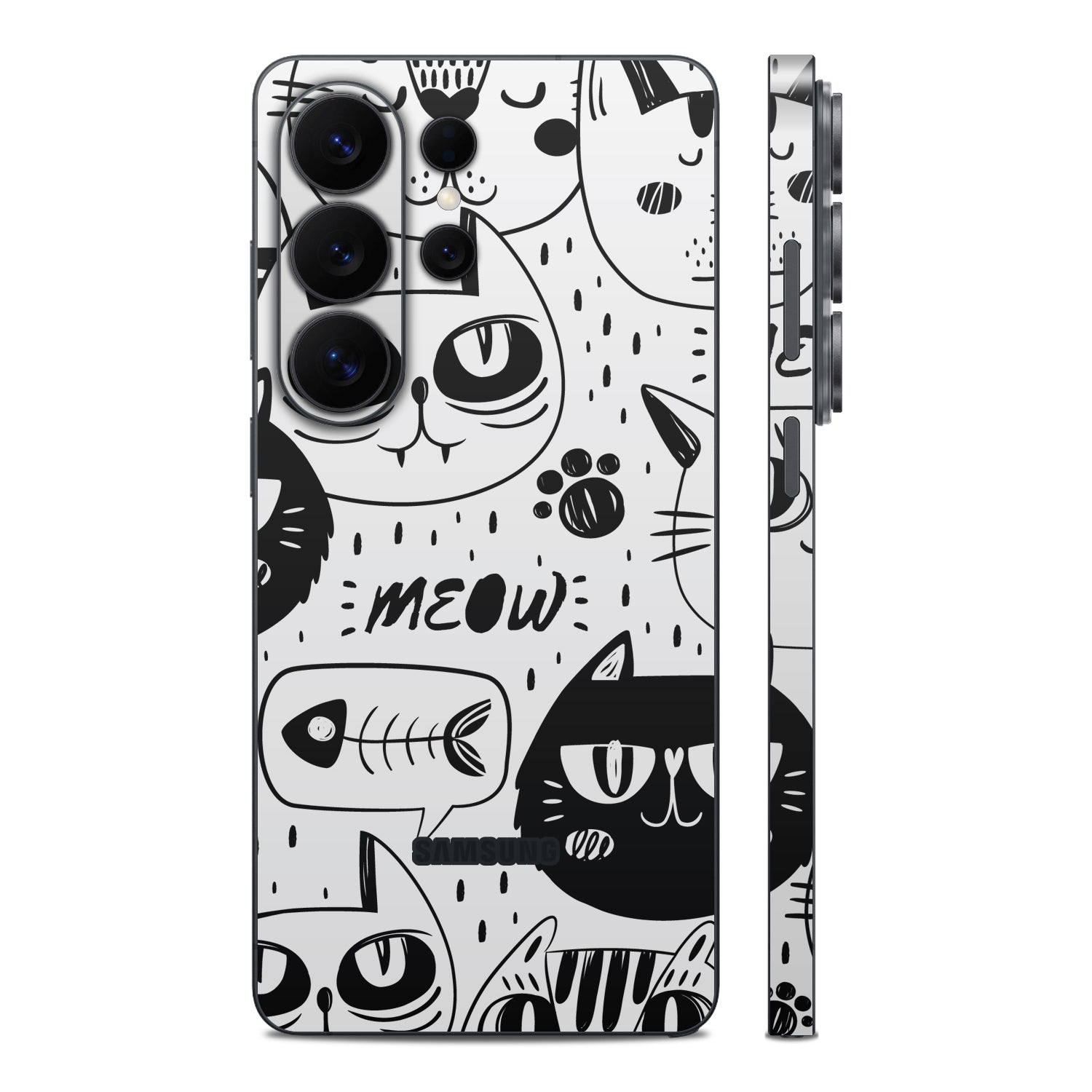 samsung galaxy s26 ultra doodles cats skins