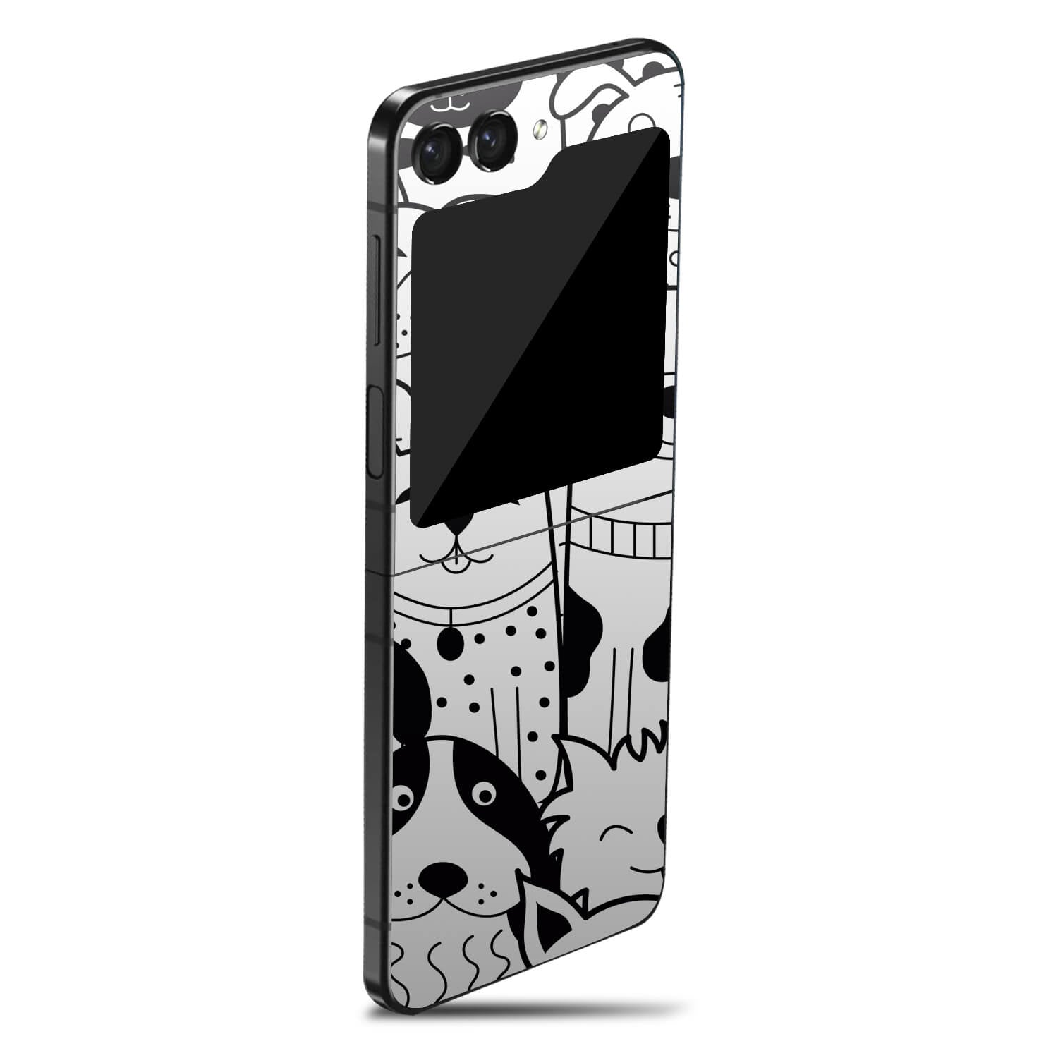 Samsung Galaxy Z Flip 5 Doodles dog skins