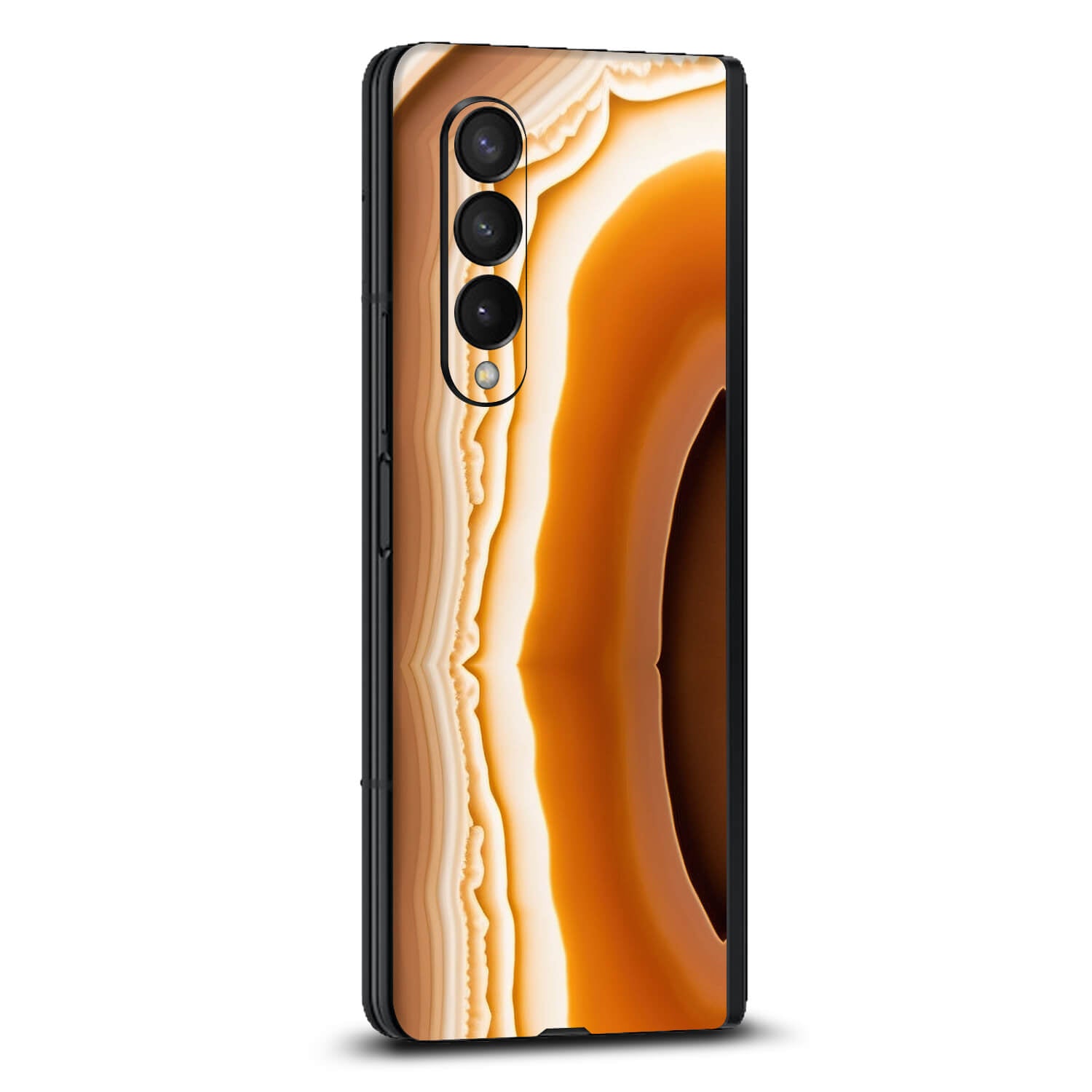 Samsung Galaxy Z Fold 3 Onyx amber skins