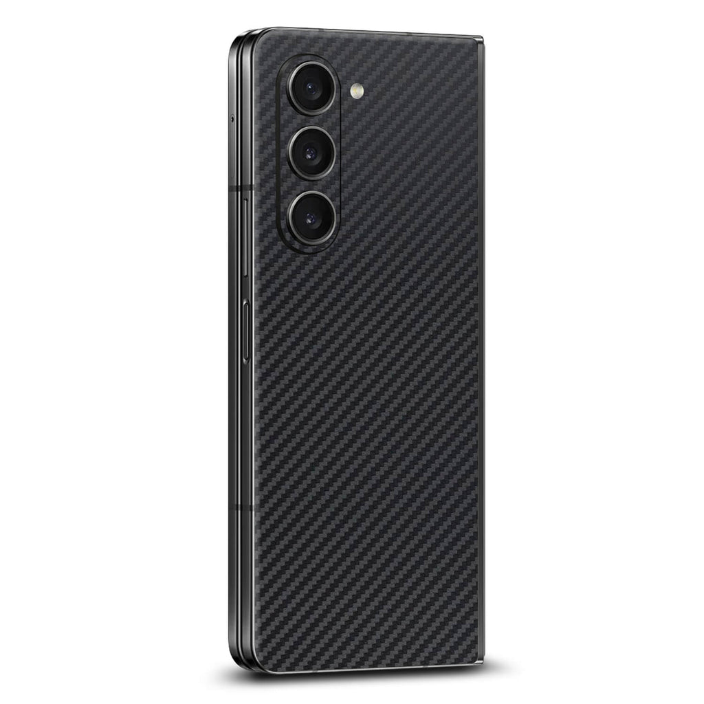Samsung Galaxy Z Fold 5 Black carbon fibre skins
