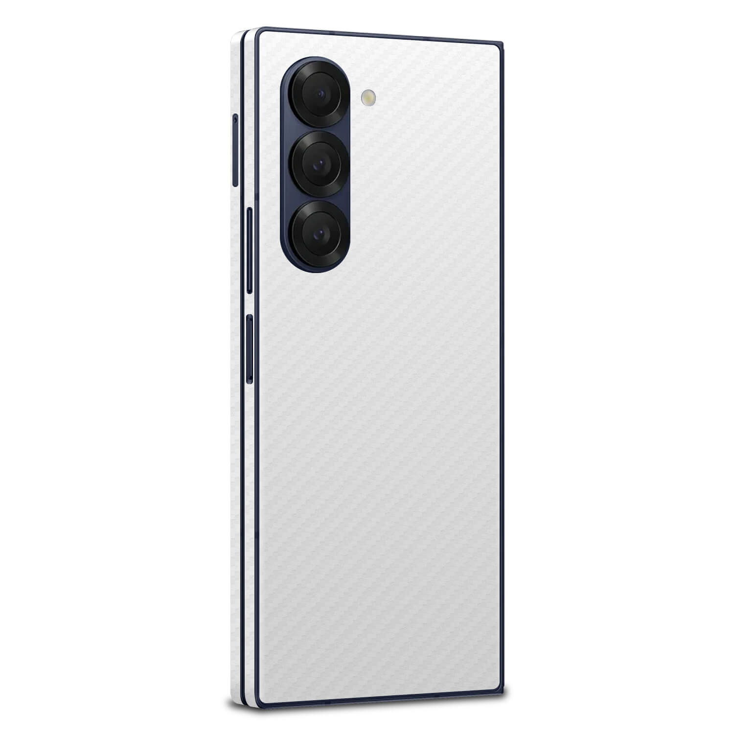 Samsung Galaxy Z Fold 6 White carbon fibre skins