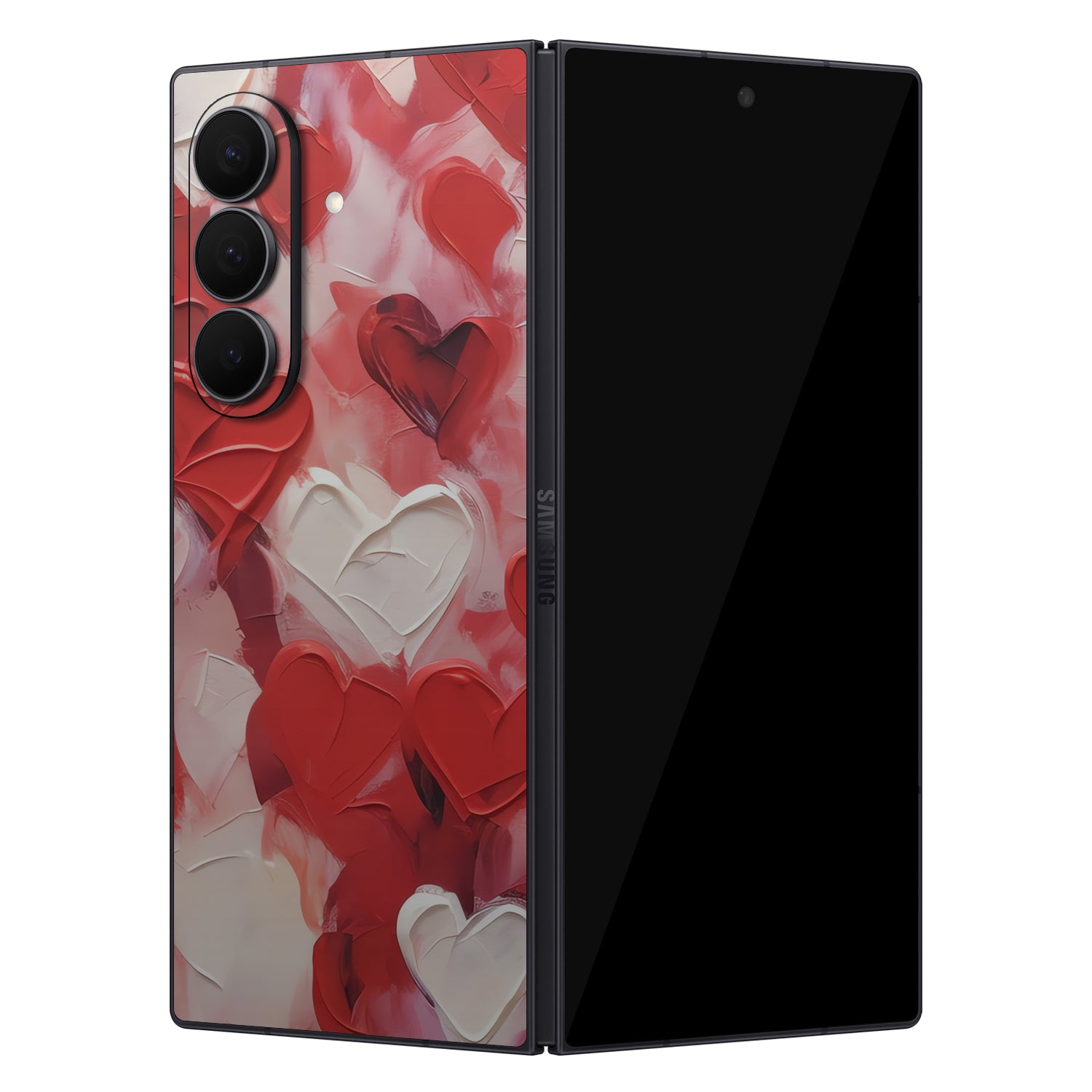 samsung galaxy z fold 7 love hearts skins and wraps 