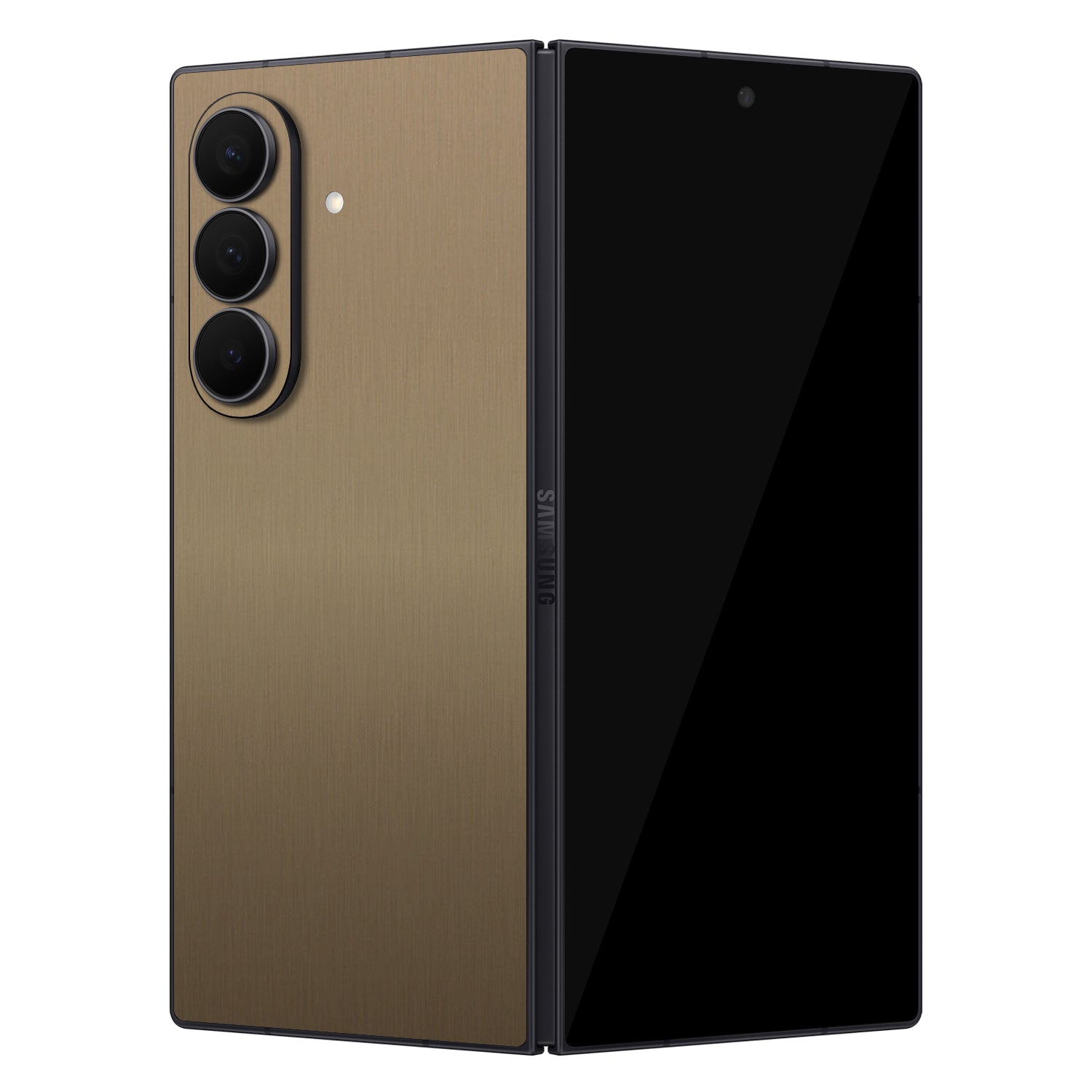 samsung galaxy z fold 7 brushed gold skins and wraps 