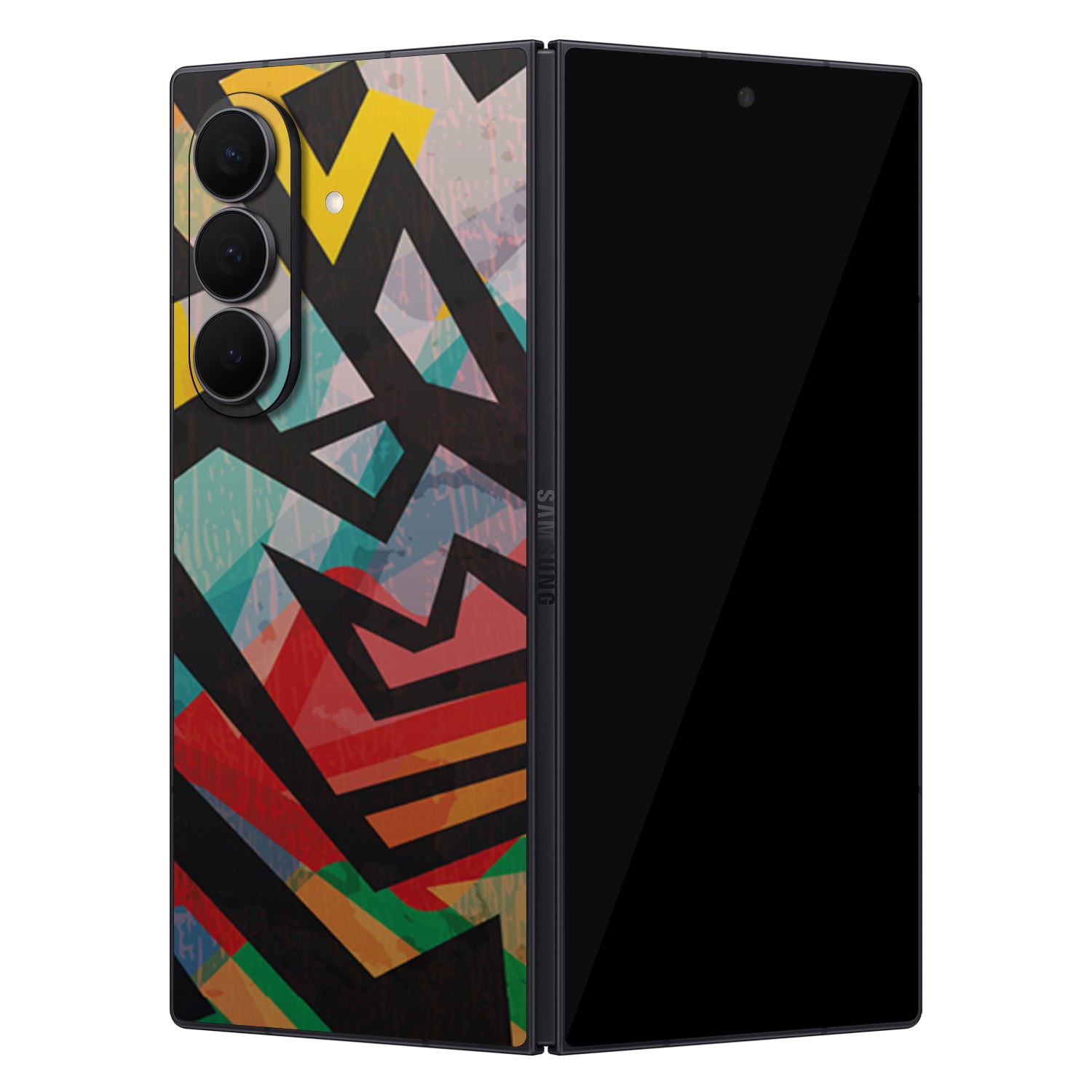 samsung galaxy z fold 7 graffiti tribal skins and wraps 