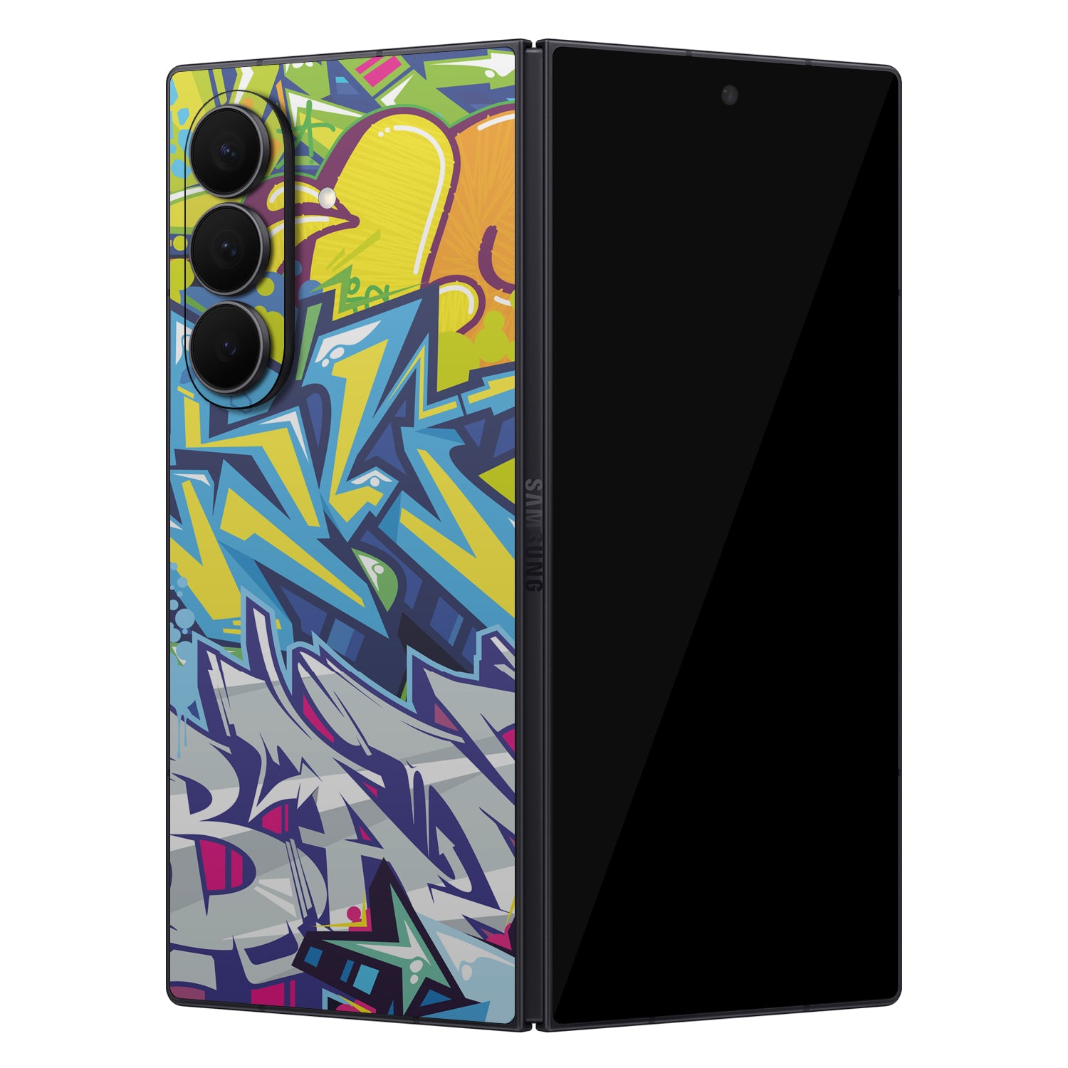 samsung galaxy z fold 7 graffiti urban skins and wraps 