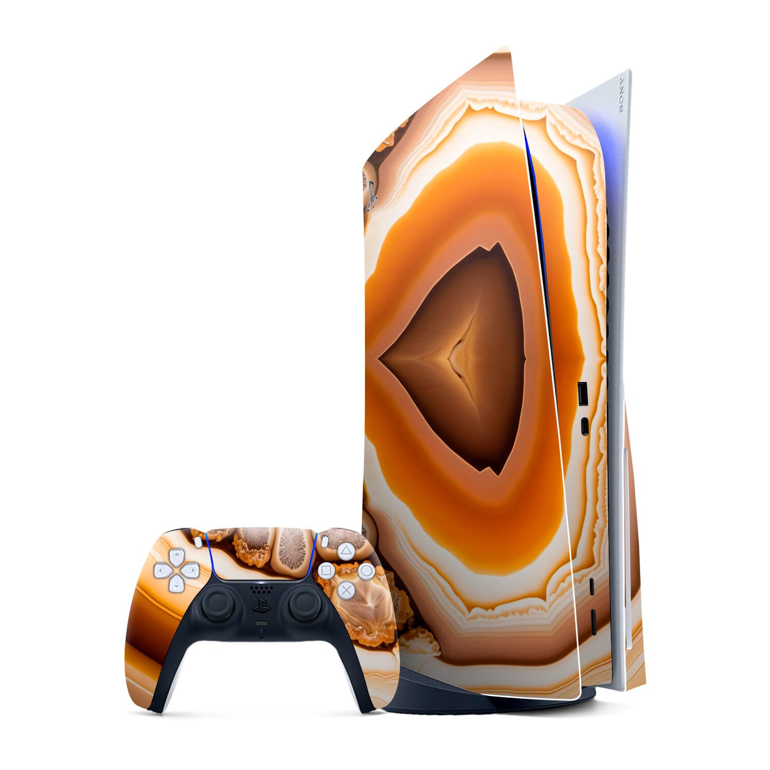 PS5 Onyx amber skins