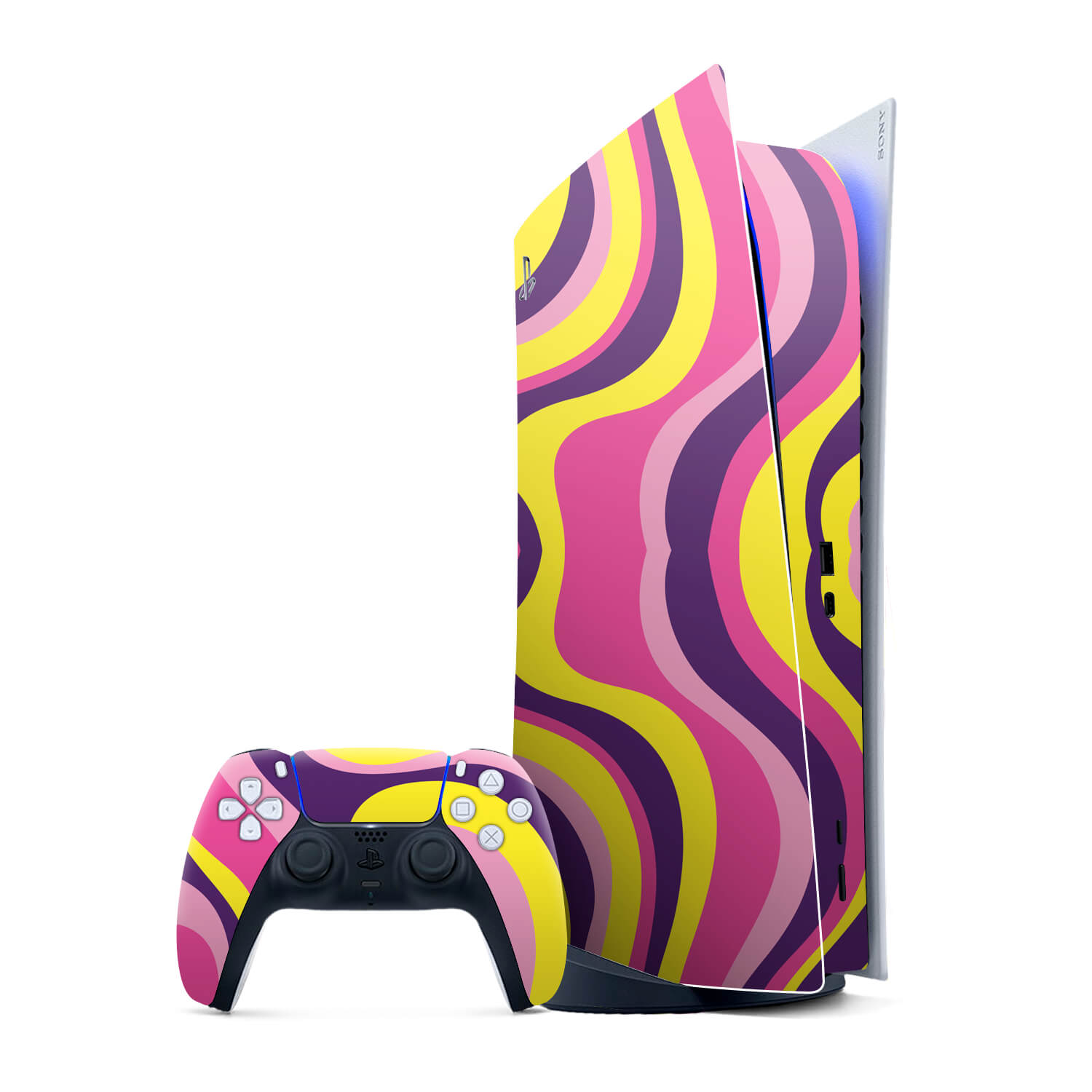 PS5 Digital Edition Abstract psychadelic skins