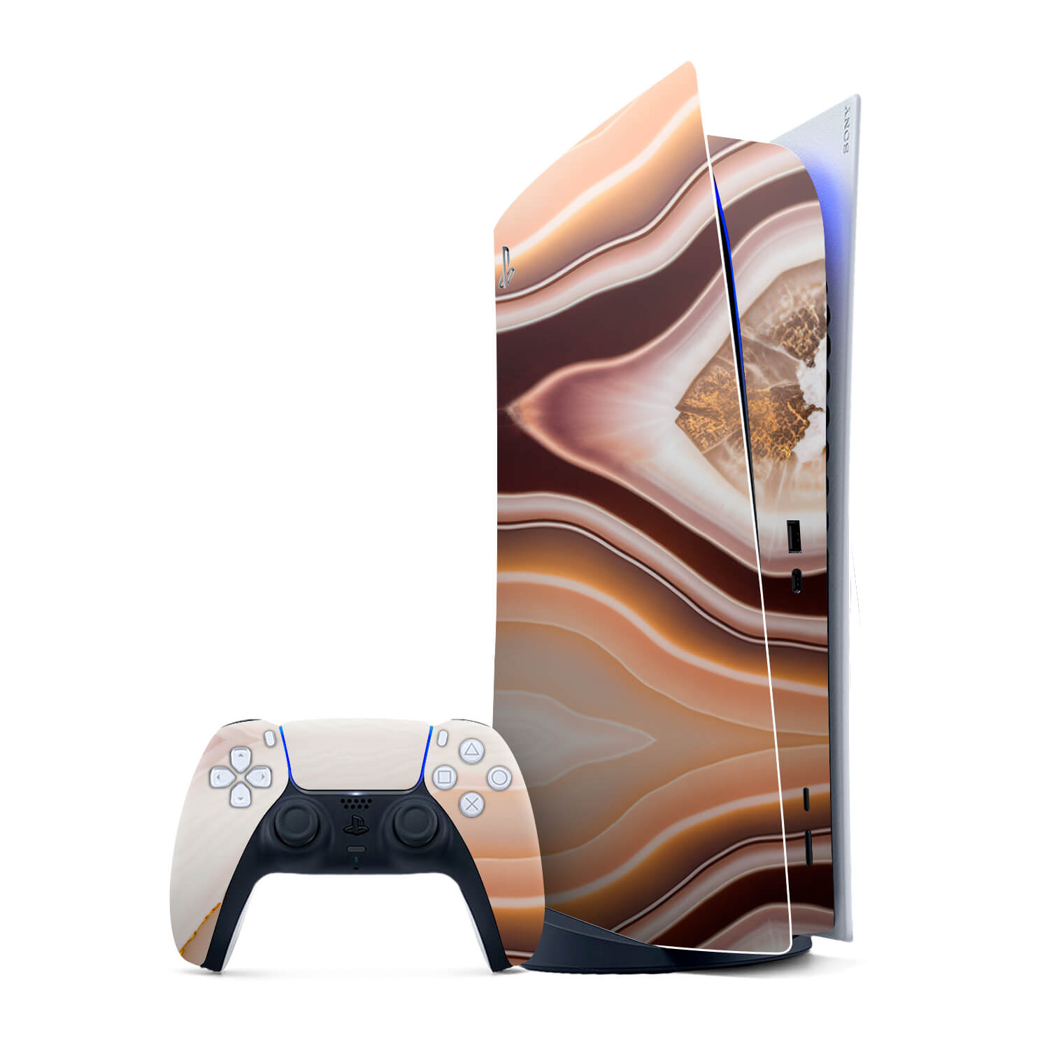 Sony PS5 Digital Console Oyster onyx skins