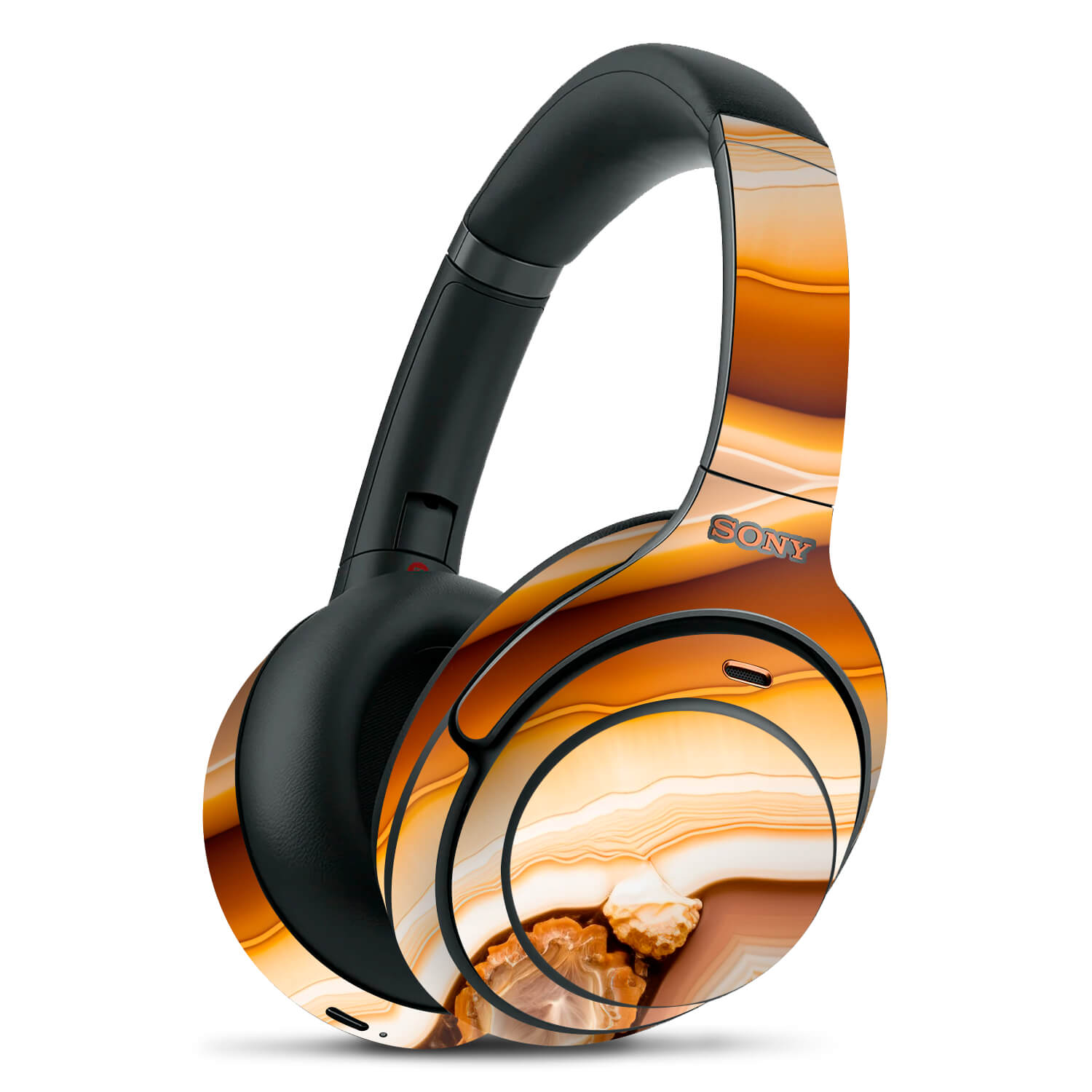Sony WH1000XM4 Abstract amber skins