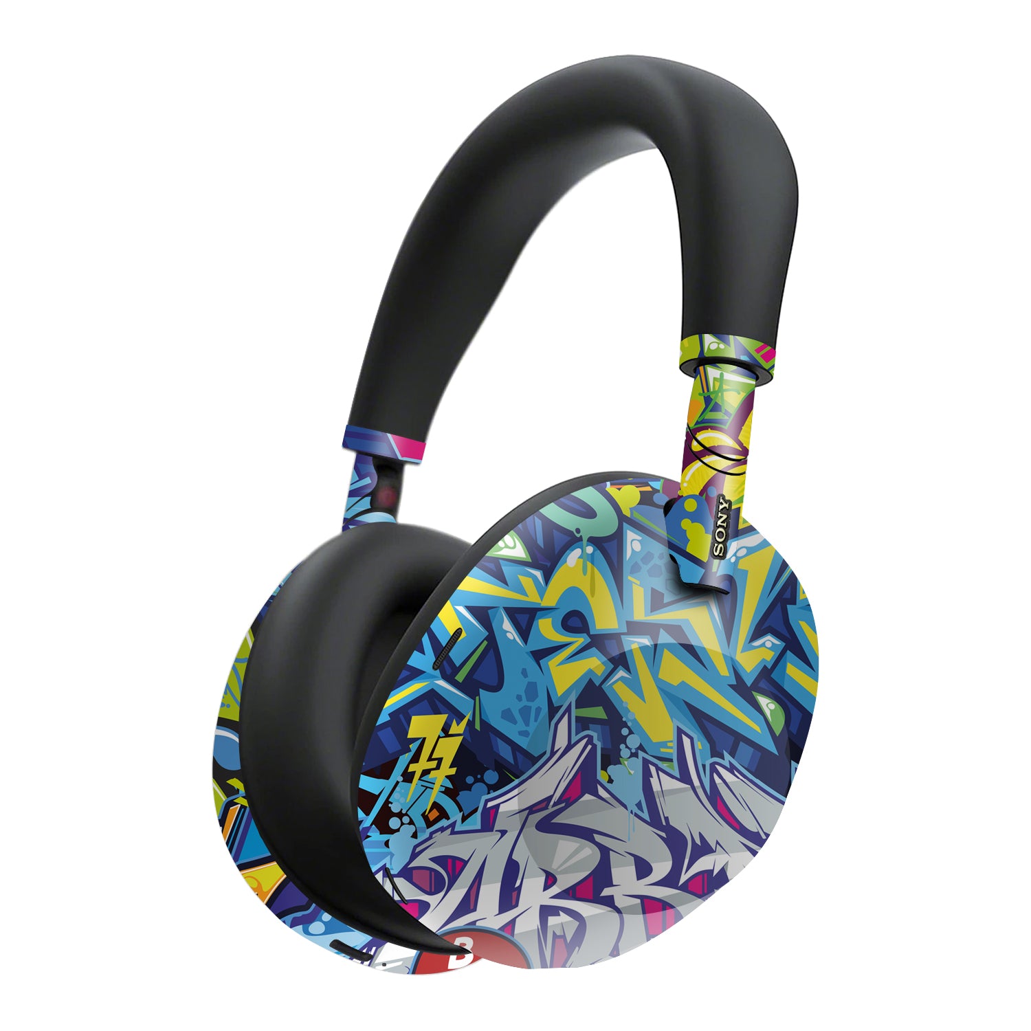 sony wh1000xm6 skins and wraps graffiti urban