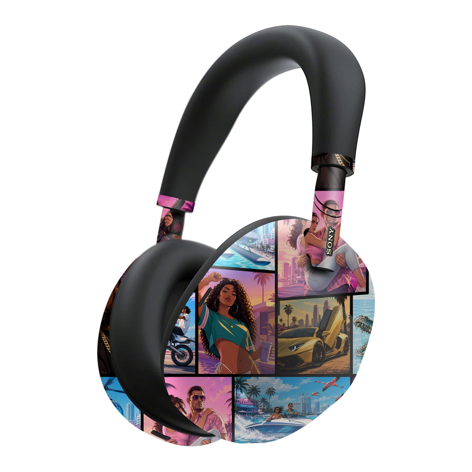sony wh1000xm6 skins and wraps miami underworld