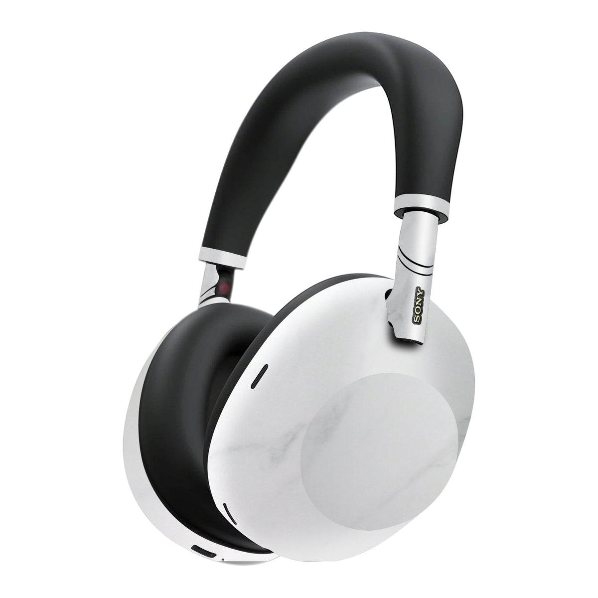 sony wh1000xm6 skins and wraps white marble