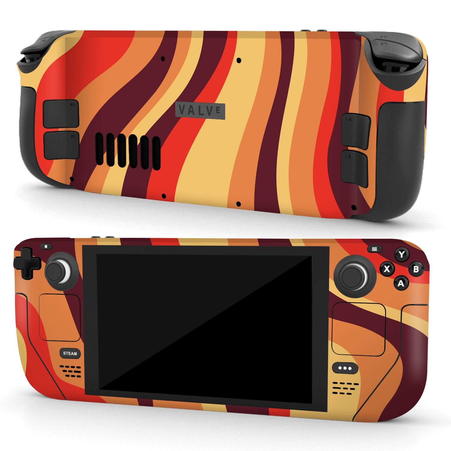 Steam Deck OLED Abstract lava skins