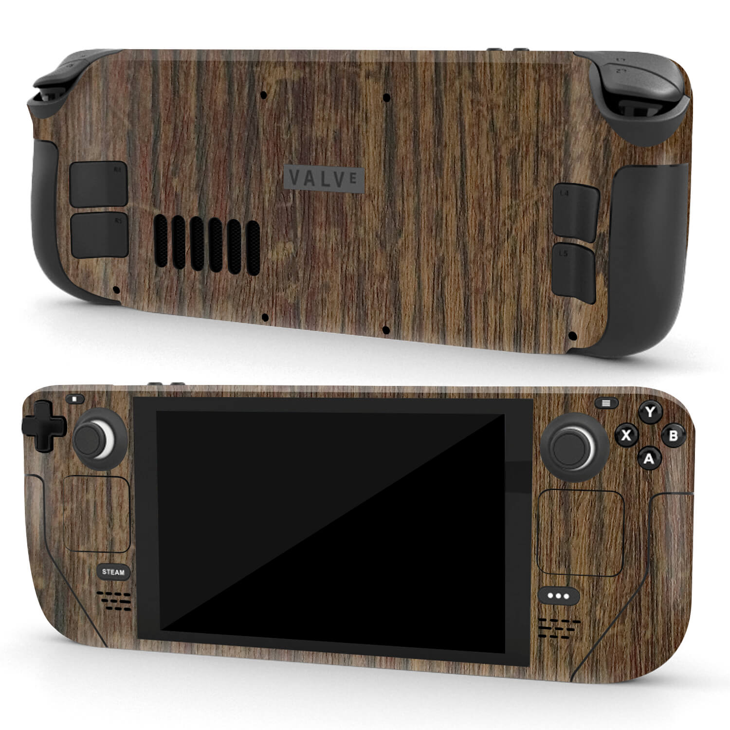 Steam Deck OLED Aged oak skins