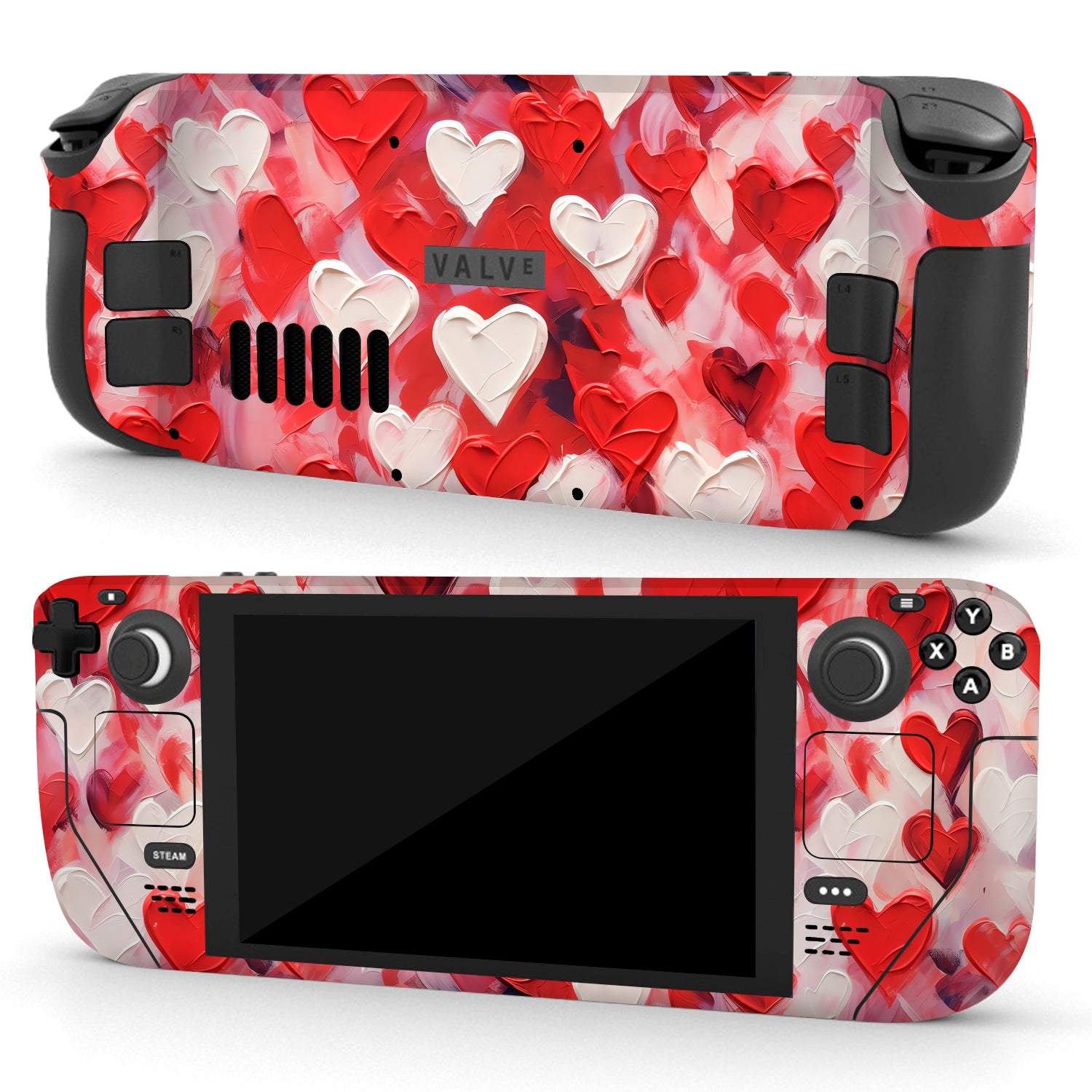 Steam Deck Art Love Hearts skin