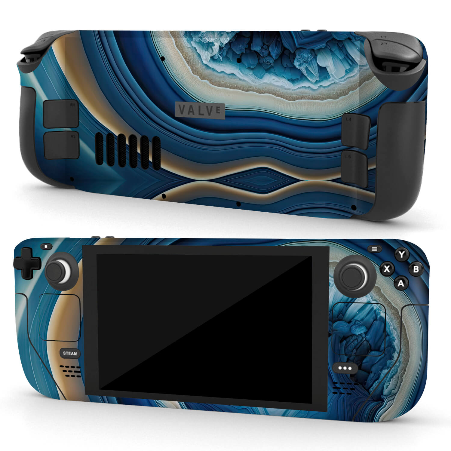 Steam Deck Onyx azure skins