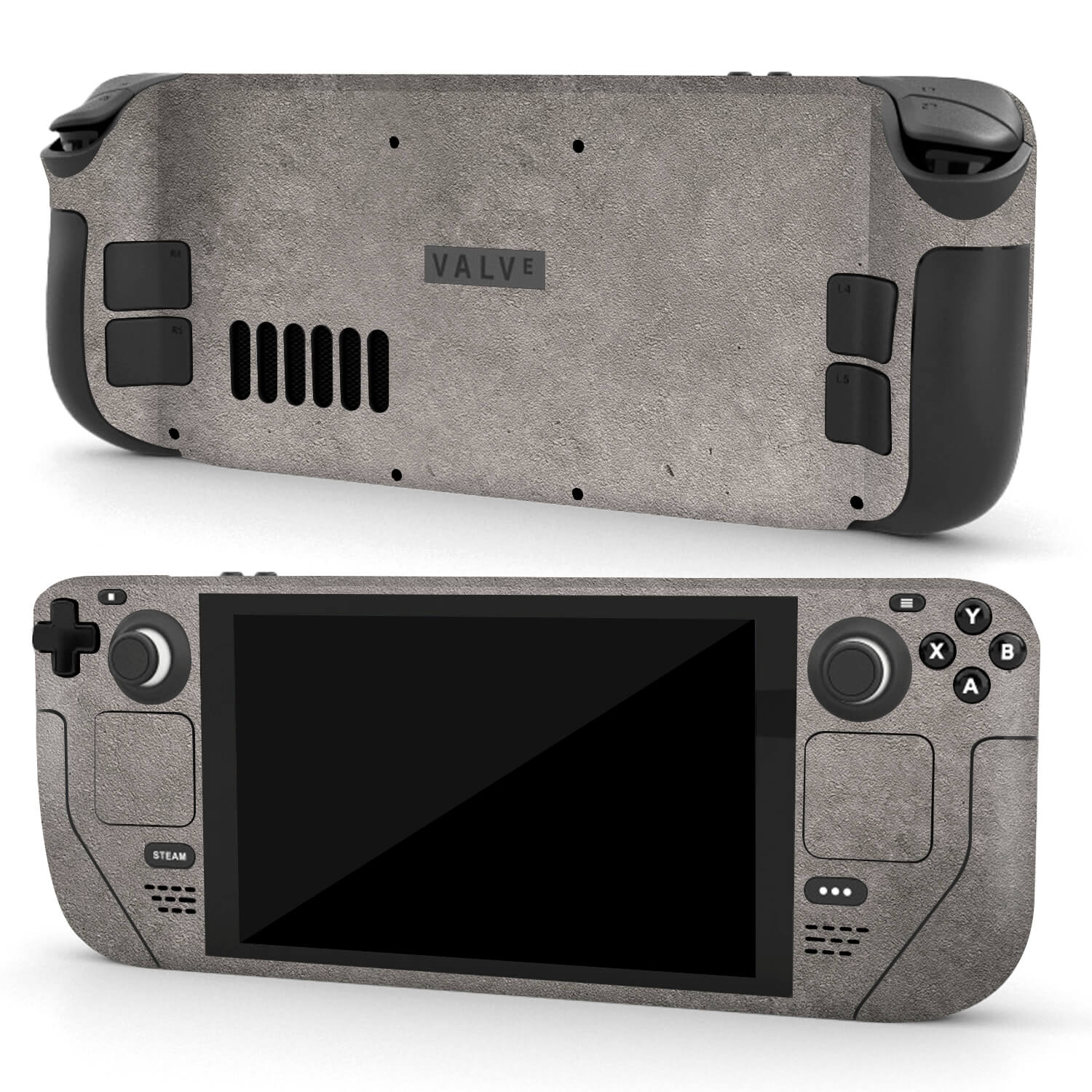 Steam Deck OLED Sahara concrete skins