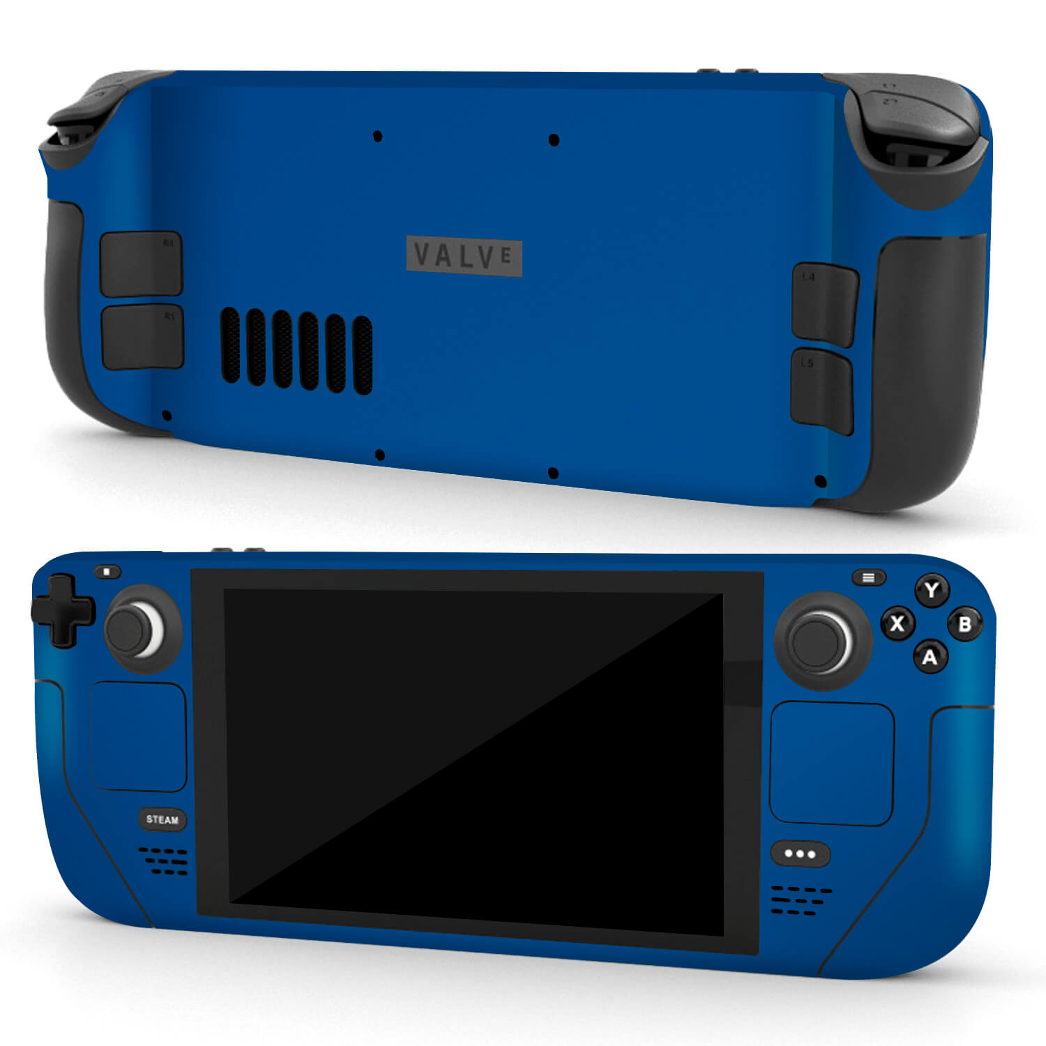 Steam Deck OLED Textured matt royal blue skins