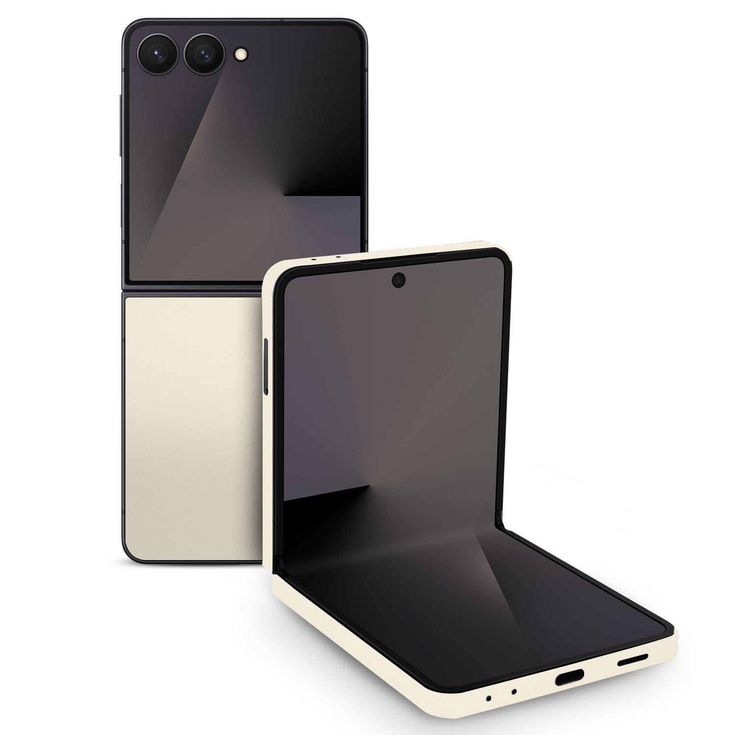 Samsung Galaxy Z Flip 7 textured cream  Skins