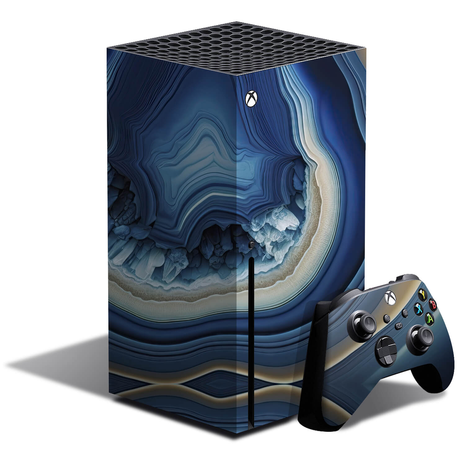 Xbox Series X Onyx azure skins
