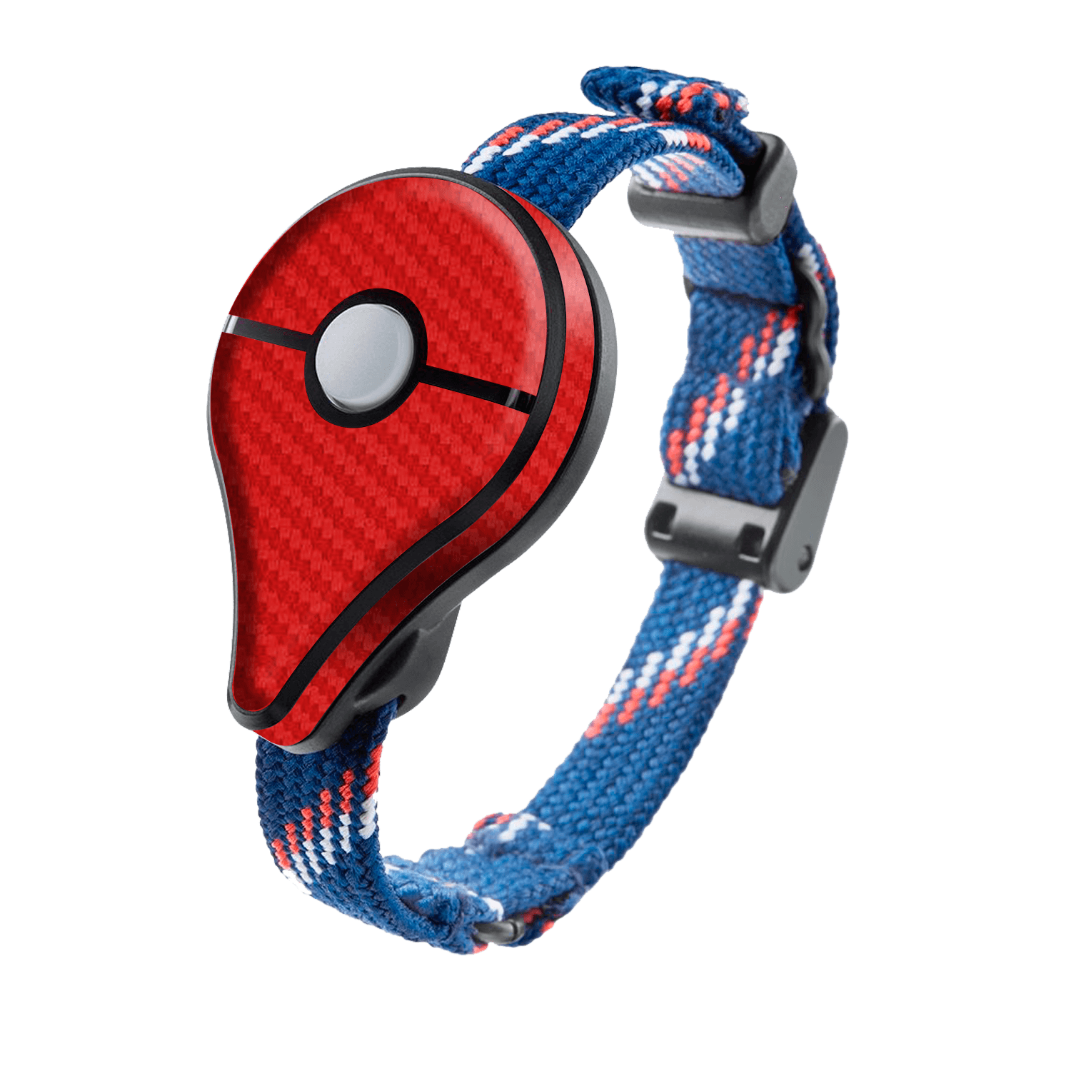 Pokemon Go Plus Red Carbon Skin