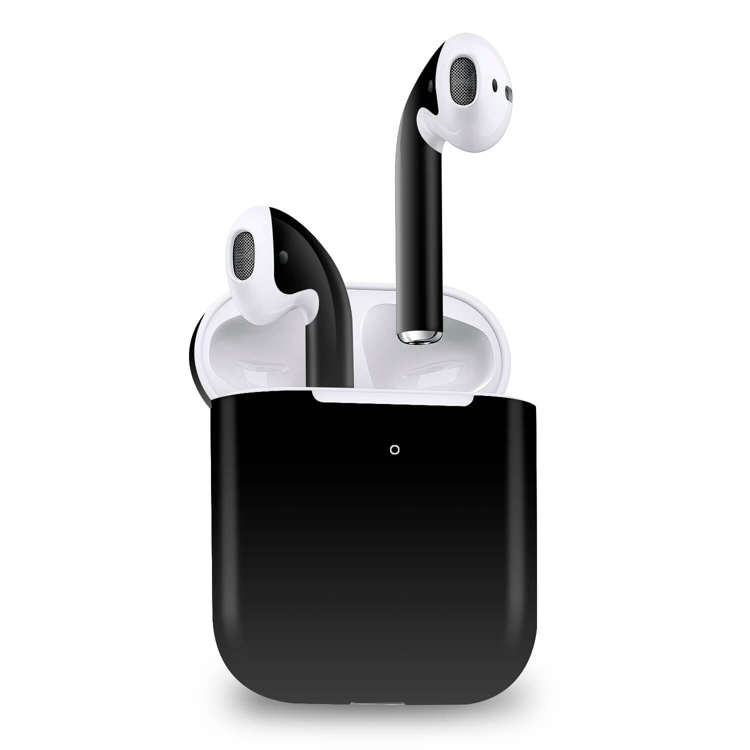 Airpod (Gen 2, Wireless) Black Gloss Skins