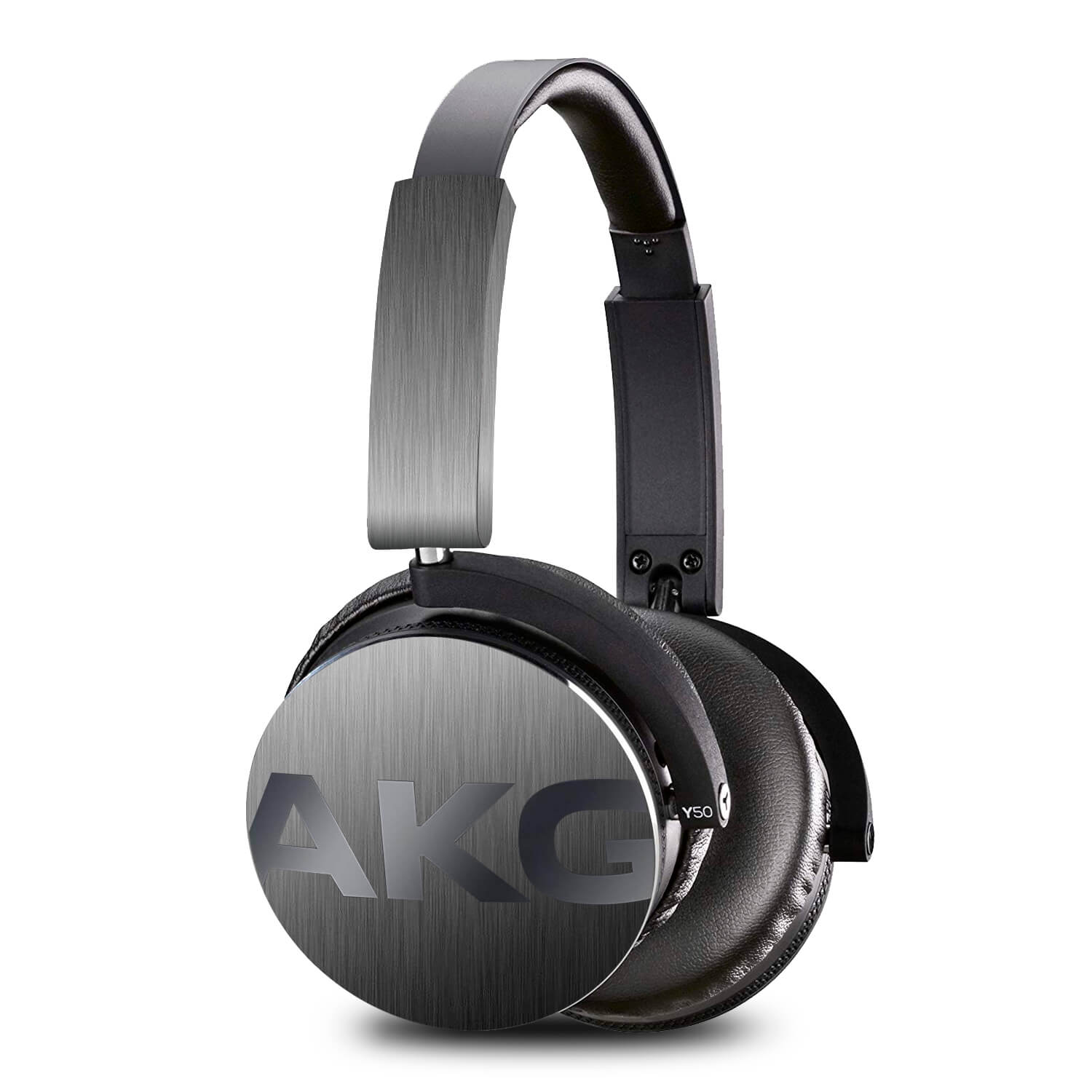 AKG Y50BT Headphone Brushed Titanium Skins